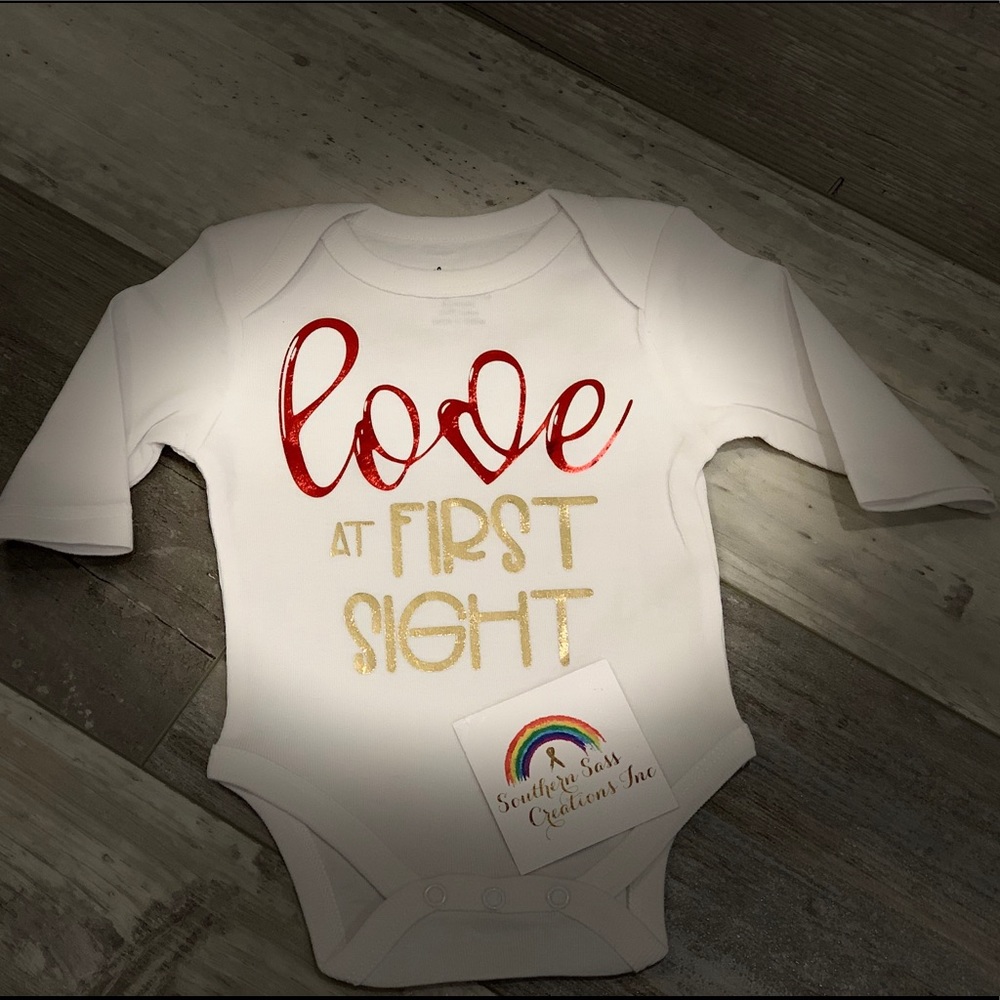 Custom Valentine's Day Onsie - Picture 2 of 2